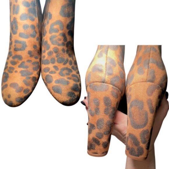 STEVE MADDEN Leopard Editor Ankle Boot Size 6.5 - Picture 6 of 12